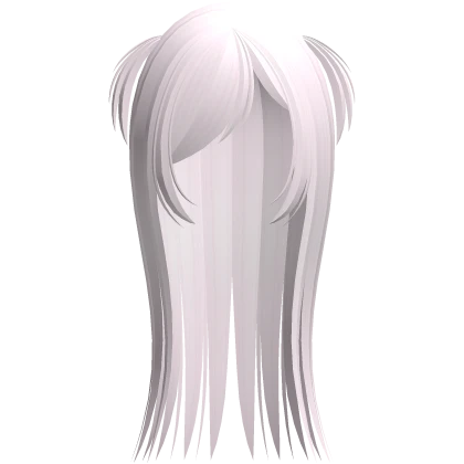 spiky wispy hair w side bangs pink