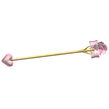 Pink and Gold Cupid's Heart Arrow (Head)