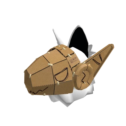 Protogen Cardboard Furry Mask 