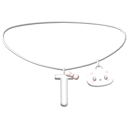 ♡ t initial kitty necklace 3.0