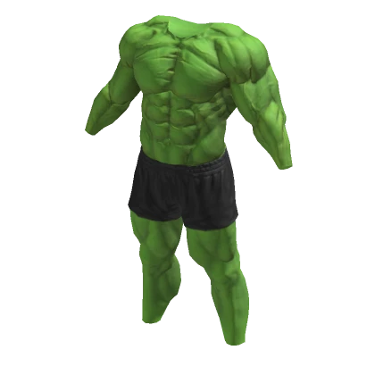 Realistic Buff Green Full Body Muscle Suit