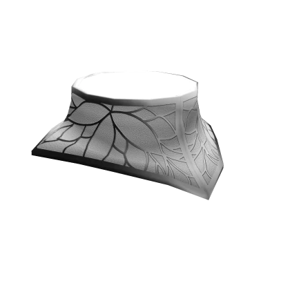 Tall Necklace Silver White