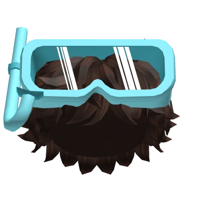 💯 Curly Boy Summer Hair (Brown)