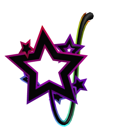 Sparkly Star Tail [ Rainbow ]
