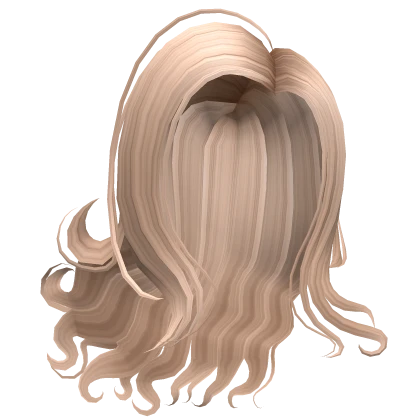 Natural Blonde Wind Swept Flowing Mermaid Hair