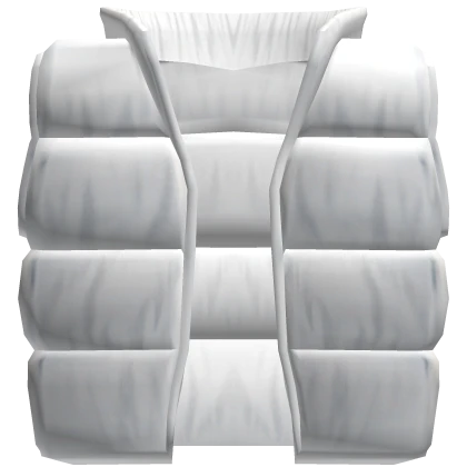 White Puffer Vest 1.0