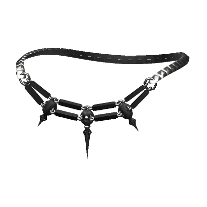 Metal Edgy Black Shard Necklace 1.0