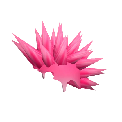 Hot Pink Spiky Punk Hair