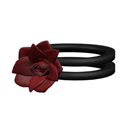 [3.0/Blush] Red Rose Choker