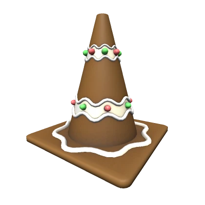 Gingerbread Traffic Cone