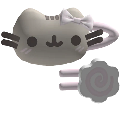 ♡ ┊ cute pusheen cat hairclip