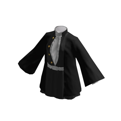 Black Demon slayer mitsuri dress