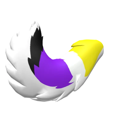Fluffy Pride Tail - Nonbinary