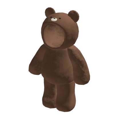 🍀Brown Bear Plushie Onesie