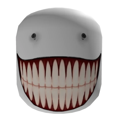 Creepy Wide Grin Face [Institutional White]