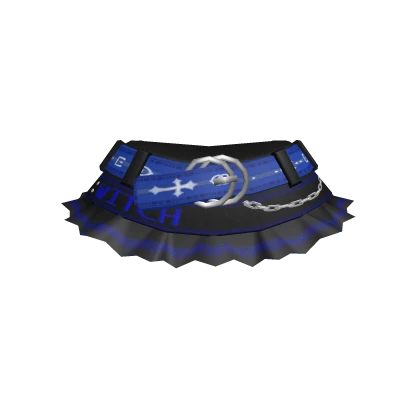 🎃❌Chibi Doll - Belt BLUE witch skirt