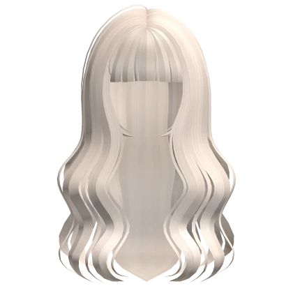 ♡꒰ wavy beige blonde long dollette hair