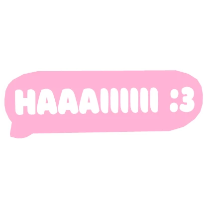 3D Effect - Cute Speech Bubble