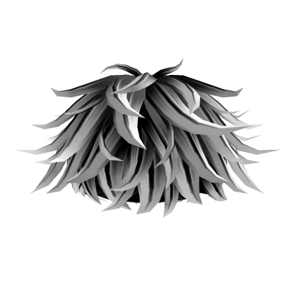 Black & White Messy Hair