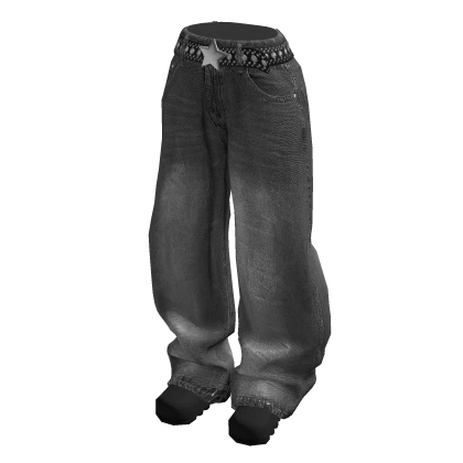 Grey Baggy Jeans