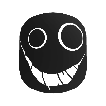 White Demon Creepy Smile Mask