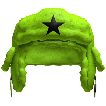 neon green brat ushanka