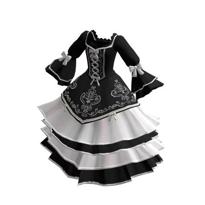 Antique gothic dress [White]