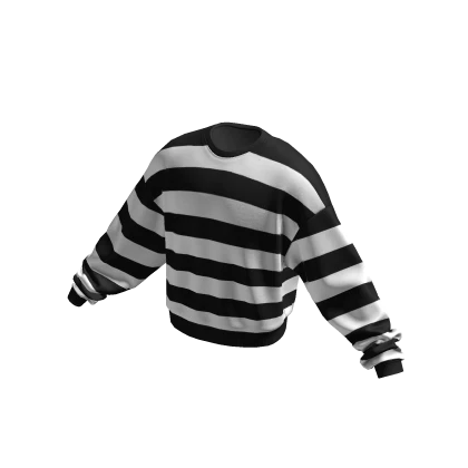 Striped Sweater (Black & White)