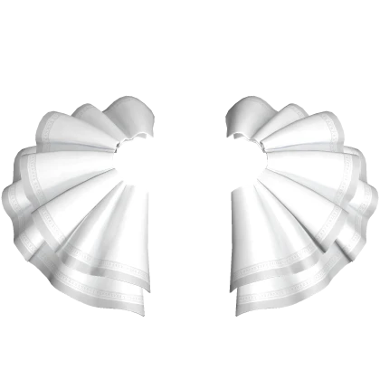 Ruffles White Side Hip Accents Skirt Cutesy Cute