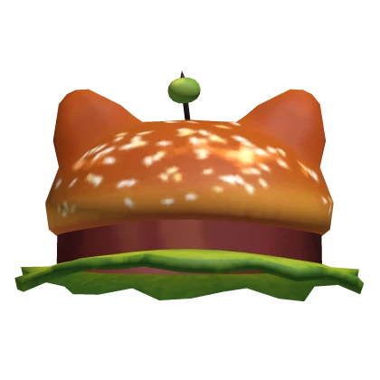 Burger Cat Hat [Seeds]
