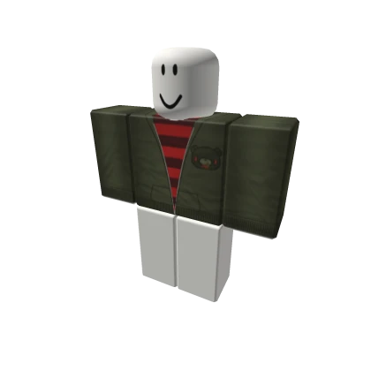 sick zombie bear green jacket emo vamp match