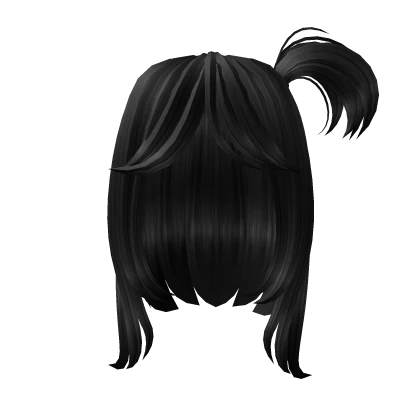 Black Bulm anime hair