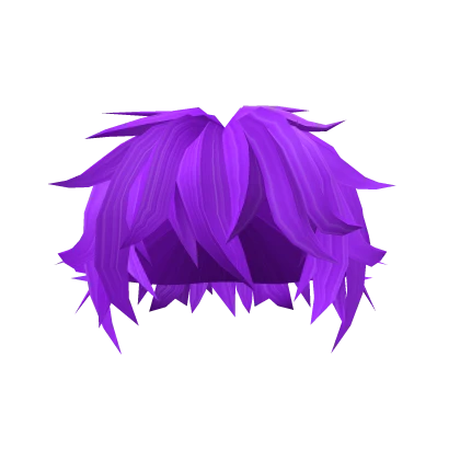 Purple Messy Bedhead Hairstyle