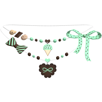 β‘ igari mint chip necklace