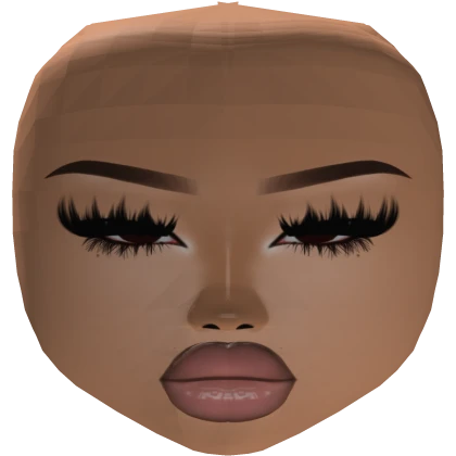 Baddie Latina Girl Mesh Makeup Gloss lips lashes