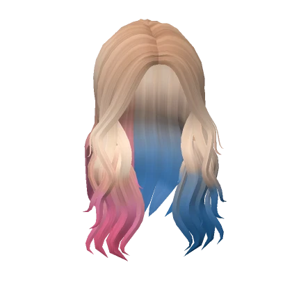 Wavy Hair (Pink/Blue)