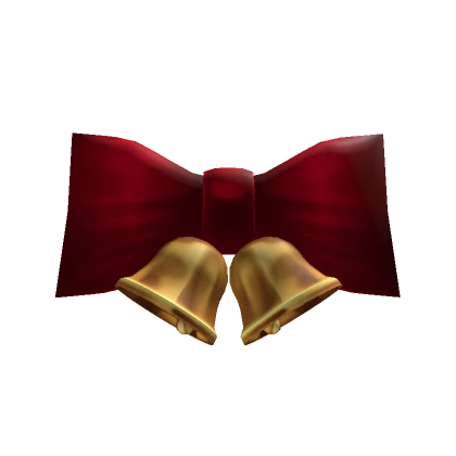 Red Jingle Bells Bow Tie