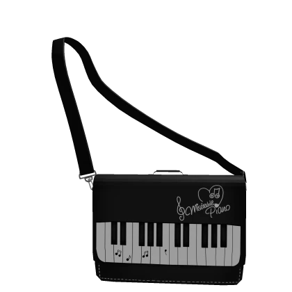 ♡ : 3.0 cute music note piano bag
