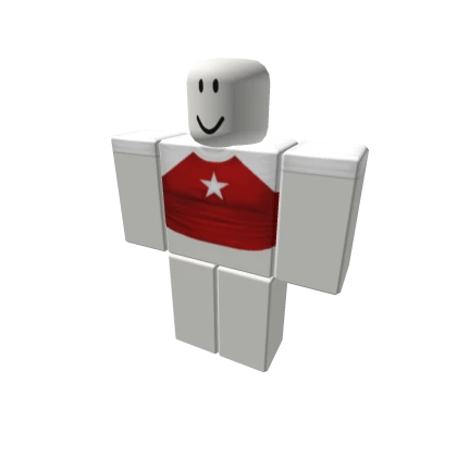 ✰red star y2k white short thrift dh swag bella ook