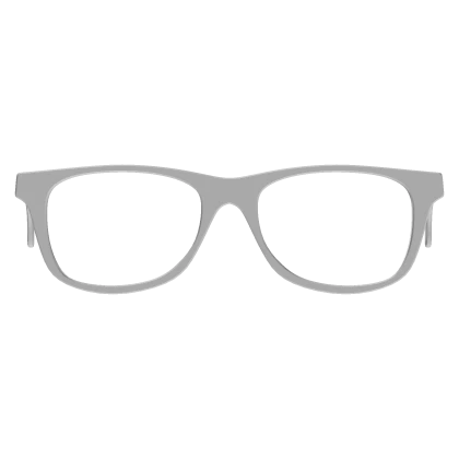  ♰ nerdy oversized glasses in white  ♰ 