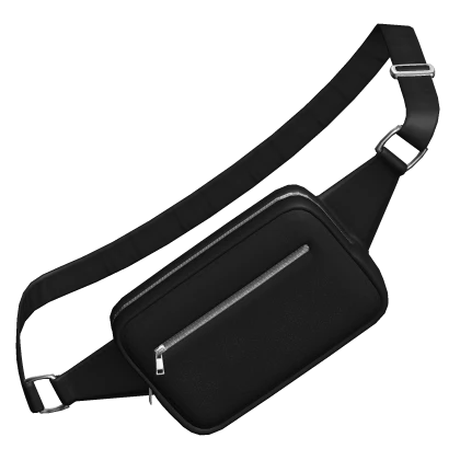 Black Front Crossbody Bag 1.0