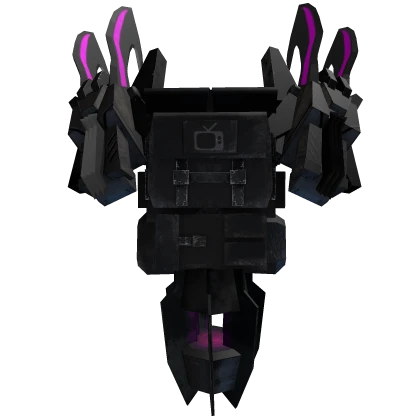 Damaged jetpack of TV Man Titan 