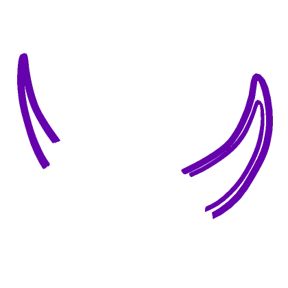 Neon Horns Purple