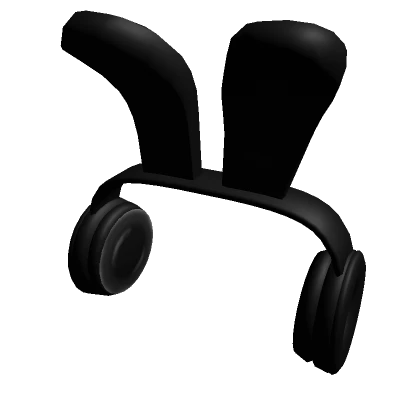 Bunny Headphones Blackout