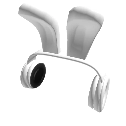 Bunny Headphones Whiteout