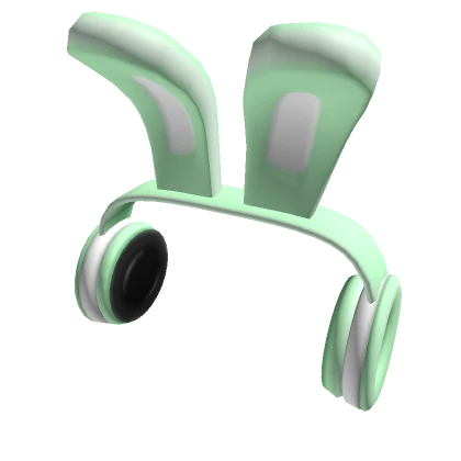 Bunny Headphones Green