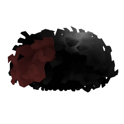 Red Half Medium Curly Afro