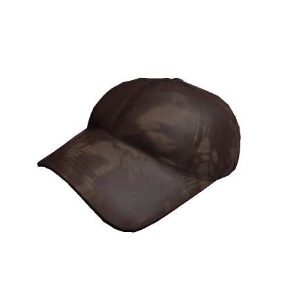 Brown Tie-Dye Baseball Cap