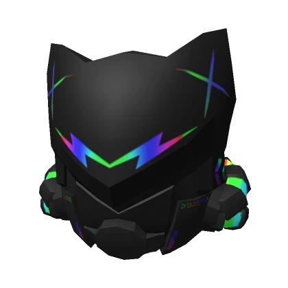 RGB GAMER Rainbow Mech Anime Helmet