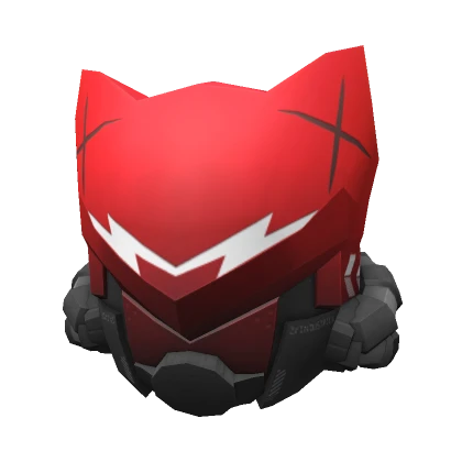 RED - Mech Armored Helmet 